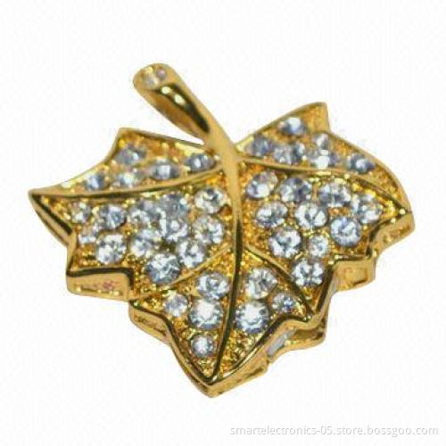 Jewelry maple leaf USB flash drives